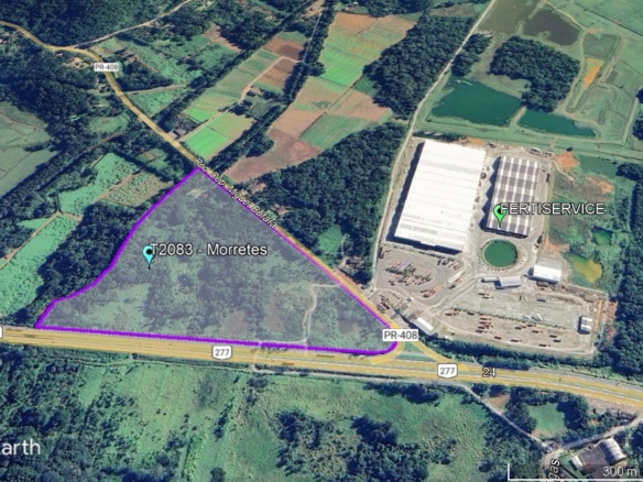 Vende-se Área Industrial 101.088m2- Morretes